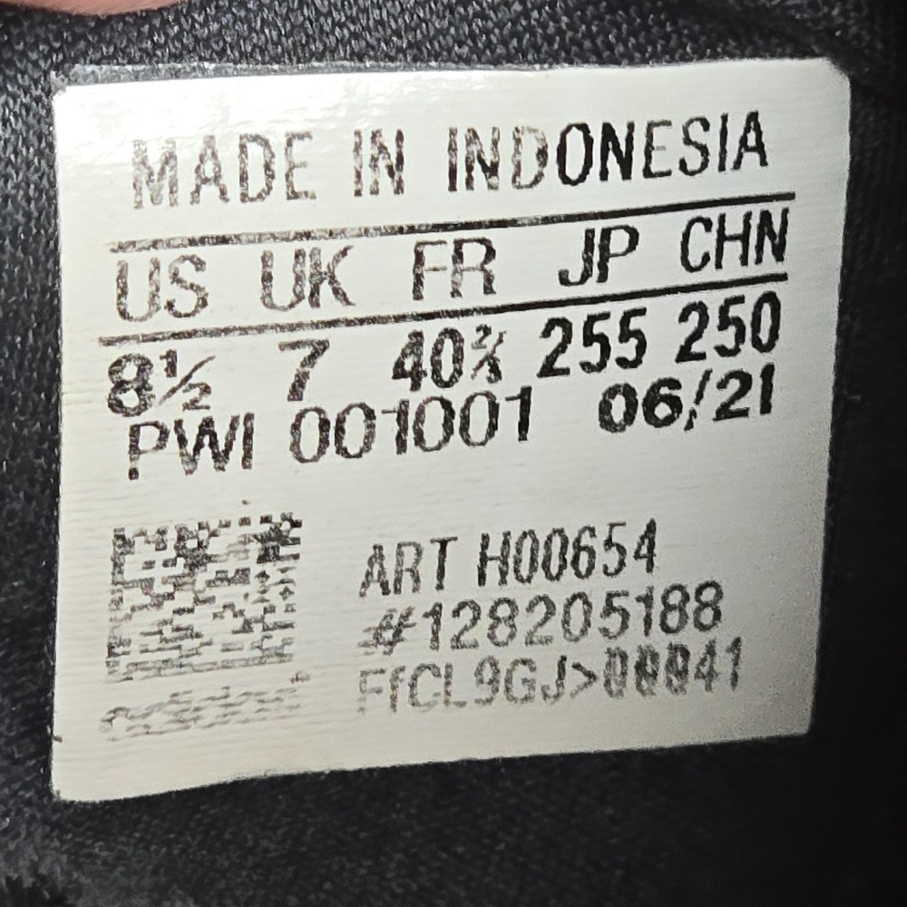 Adidas Shoes Womens Size 8.5 Black Gray Cloudfoam Super Running Athletic H00654 - Picture 10 of 10